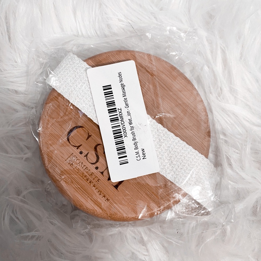 BNWT C.S.M. Body Brush for Wet or Dry Brushing